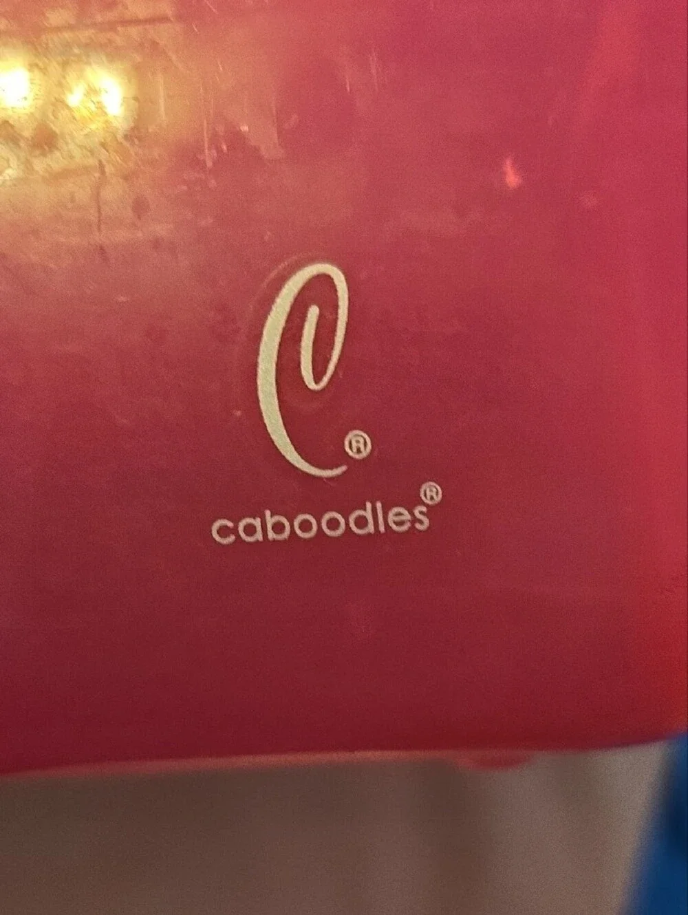 Caboodles Hot Pink Makeup Case‎ with Iridescent Snap